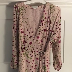 Joie floral wrap Dress